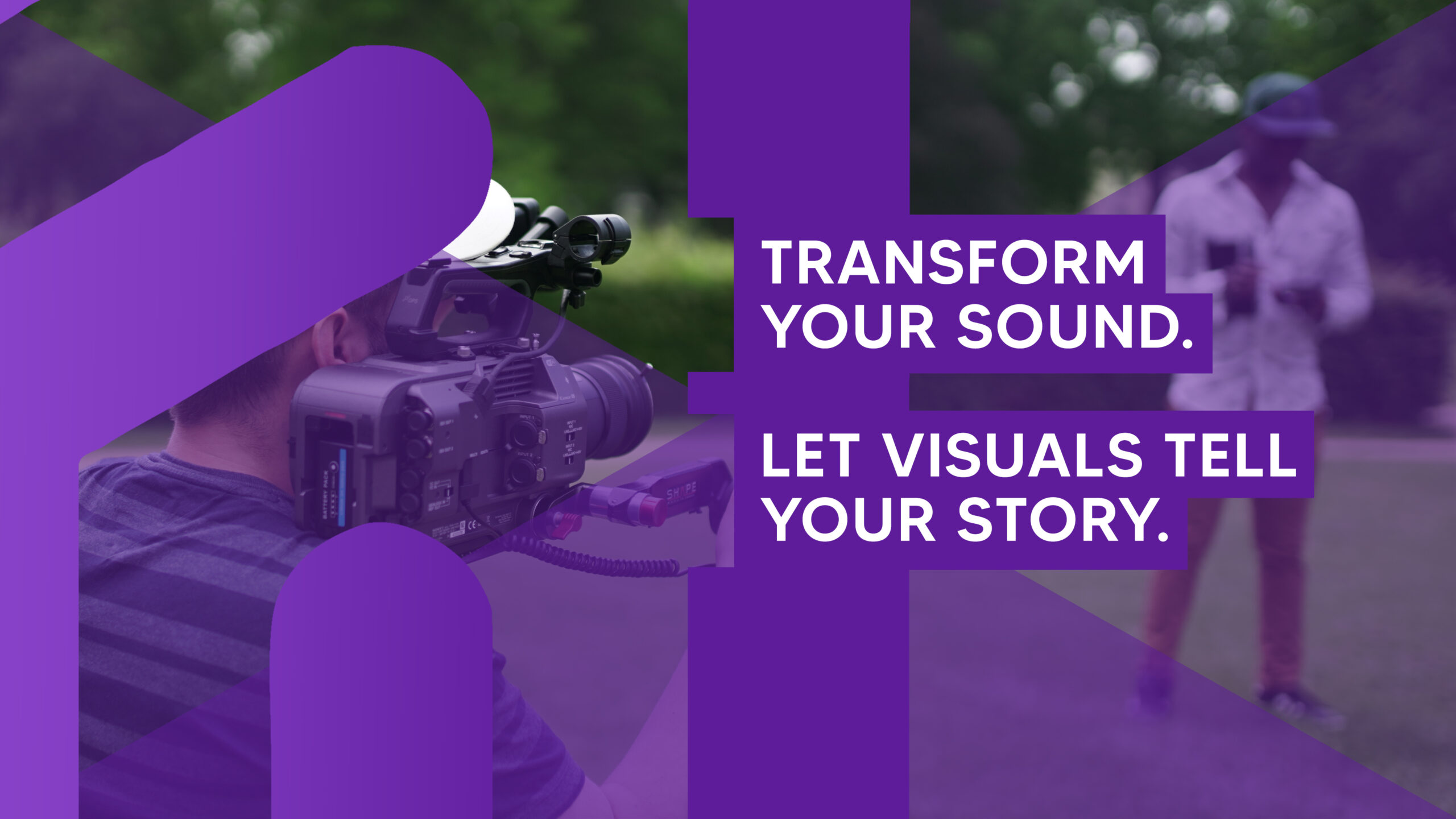 Music Video - Banner: Transform Your Sound, Let Visuals Tell Your Story - Monutes