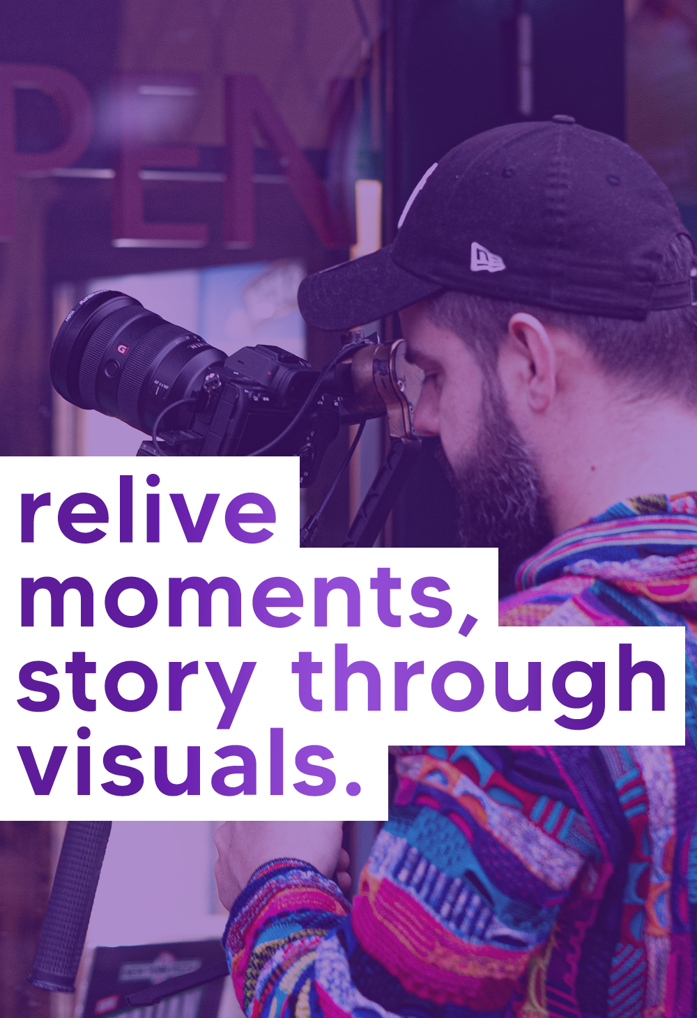 Documentaries - Page Art: 'Relive Moments, Story Through Visuals' by Monutes.