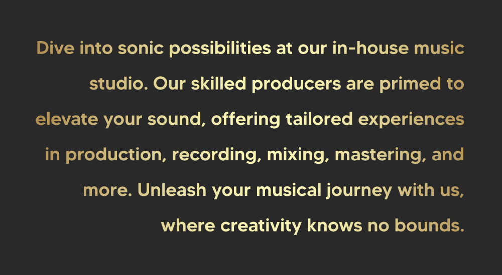 Monutes Studio - Audio Excellence and Creativity for Your Sound Experience.