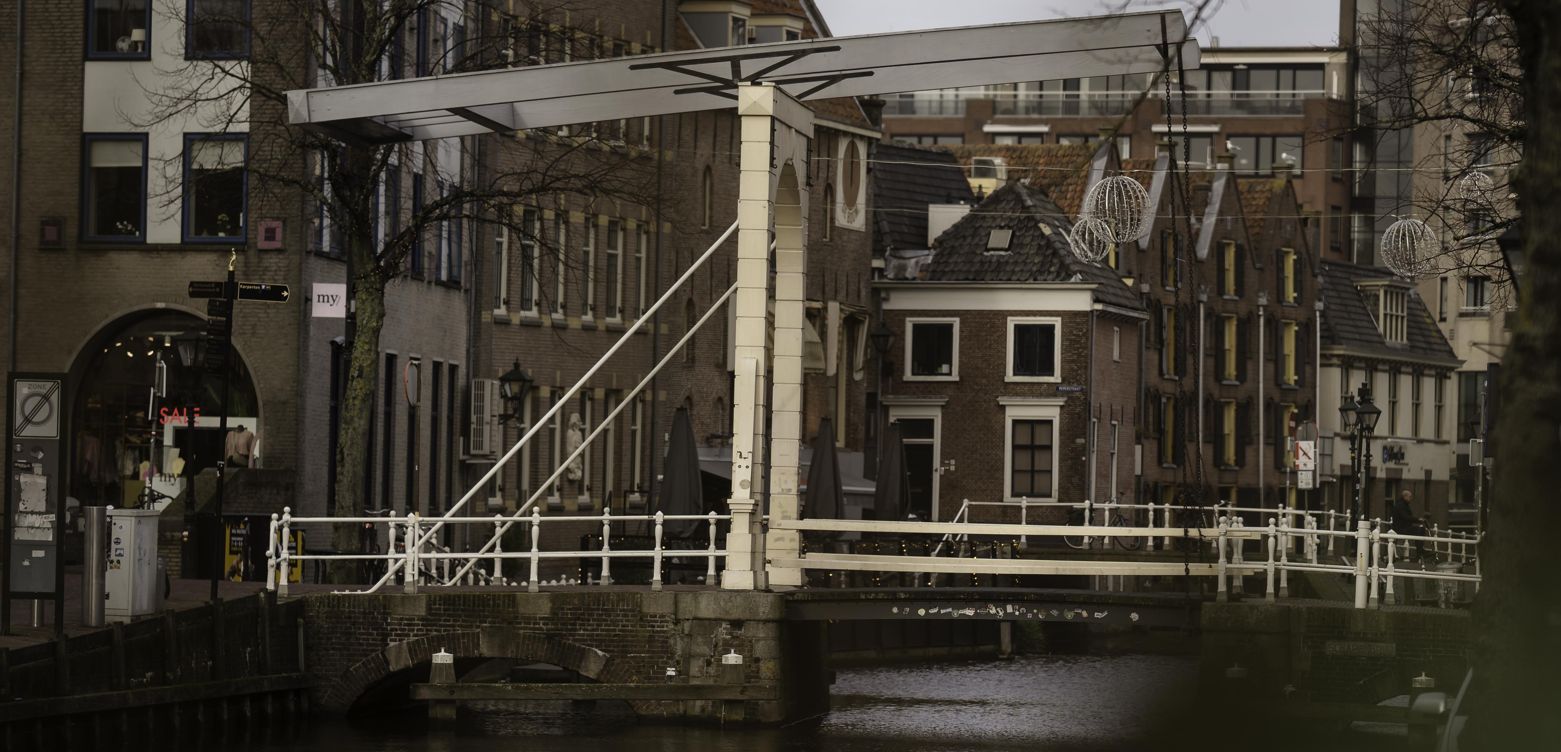 Architectural Splendor: Waagplein Bridge in Alkmaar.