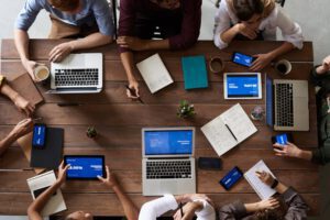 Consistente visuele content branding merk